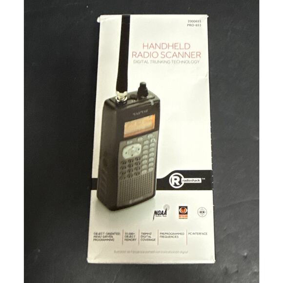 Radio Shack Pro-651 Digital Trunking Scanner Battery Pack Manual Tested Video - Picture 14 of 15